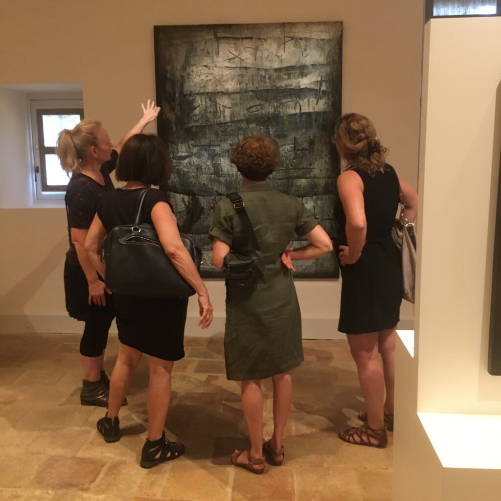 Visiting abbye de beaulieu en rouergue during art holiday in France